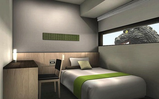 Illustration for article titled Godzilla-themed hotel and cinema to invade Tokyo this spring